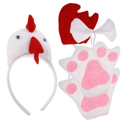 COLLBATH Kostüm Jungen Und Mädchen Stirnband Set Tier Kopfbedeckung Requisiten Und Haarband Für Party Cosplay Weihnachten von COLLBATH