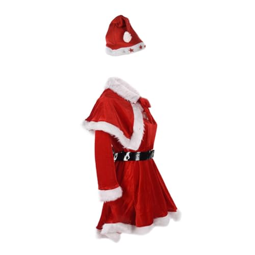 COLLBATH 1 Satz Weihnachtskleidung für Frauen Weihnachtsmann-Kostüm frauen weihnachtsmann-outfits Urlaub Frauen kleiden formelle Kleidung Weihnachtsmann-Kleid Performance-Kostüm Party Kleid von COLLBATH