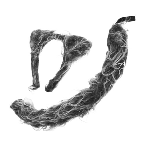COLLBATH 1 Satz Werwolf-Kostümset Kostüme Fälschung Tier-Cosplay-Kostümset Rollenspiel-Cosplay-Requisite Tierstirnband dekoratives Tierkostüm Cosplay-Wolf-Kostüm Cosplay-Tier Grau COLLBATH 1 Satz Werwolf-Kostümset Kostüme Fälschung Tier-Cosplay-Kostümset Rollenspiel-Cosplay-Requisite Tierstirnband dekoratives Tierkostüm Cosplay-Wolf-Kostüm Cosplay-Tier Grau von COLLBATH