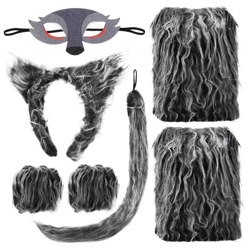 COLLBATH 1 Set Kostüm Ohren Handschuhe Tier Cosplay Für Erwachsene/Halloween Party von COLLBATH