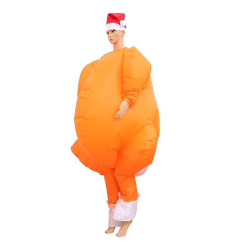 COLLBATH 1 Satz Inflation Truthahn Kostüm aufblasbarer Truthahnanzug aufblasbares Kostüm Thanksgiving-Truthahn-Kostüm Truthahn-Dressing-Kostüm Abschlussball Kleidung Partybedarf einstellen von COLLBATH