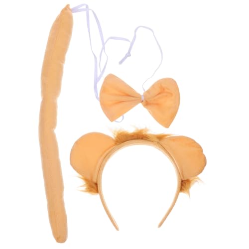 COLLBATH 1 Set Halloween Tierstirnband Löwenstirnband Stirnbänder Tierkostüm Tanzende Kostüm Cosplay Kinderkostüm Kinderzubehör Stirnband Plüschohren Stirnband Stoff von COLLBATH