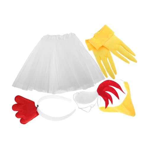 COLLBATH 1 Set Weiß Gefiederter Hühnerkopfschmuck Kostüme Für Hühner Hühnerkostüm Für Erwachsene Hühnerkostüm Stirnband Hühnerkostüm Zubehör Hühnermaske Hühnerkostüm Für Plüsch COLLBATH 1 Set Weiß Gefiederter Hühnerkopfschmuck Kostüme Für Hühner Hühnerkostüm Für Erwachsene Hühnerkostüm Stirnband Hühnerkostüm Zubehör Hühnermaske Hühnerkostüm Für Plüsch von COLLBATH