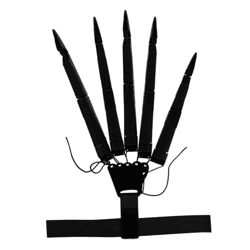 COLLBATH 1 Stück Halloween Pfoten Outdoor Outdoor Ornamente Fäustlinge Foto Ornamente Dekoration Fingergelenk Teufelskrallen Pp Material Und Polyoxymethylen Material Schwarz von COLLBATH