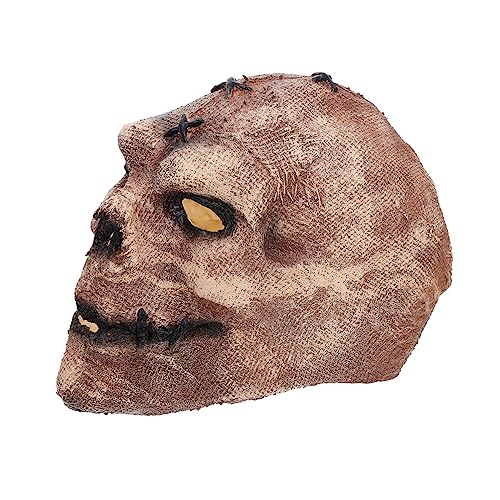 COLLBATH 1 Stück Vogels cheuche Maske halloween schminke halloween make up eyemask Maskerade Partydekorationen Halloween-Maske gruselige Partymaske gruselige Vogelscheuchenmaske Emulsion von COLLBATH