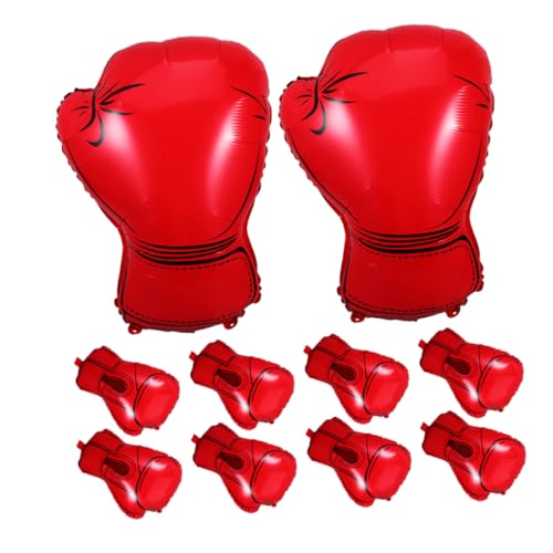 COLLBATH 10 Stück Aluminiumfolie Ballons für Geburtstagsfeiern Wrestling Themenfeiern Sportveranstaltungen und Gym Deko Rot COLLBATH 10 Stück Aluminiumfolie Ballons für Geburtstagsfeiern Wrestling Themenfeiern Sportveranstaltungen und Gym Deko Rot von COLLBATH