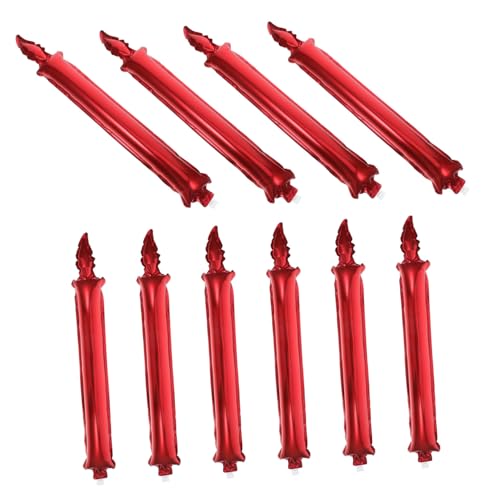 COLLBATH 10 Stück Aufblasbare Jubelstöcke aus PVC für Sportveranstaltungen Kindergeburtstage und Partys Erzeugende Cheerleader Sticks für Teamspiele und Kreative Aktivitäten COLLBATH 10 Stück Aufblasbare Jubelstöcke aus PVC für Sportveranstaltungen Kindergeburtstage und Partys Erzeugende Cheerleader Sticks für Teamspiele und Kreative Aktivitäten von COLLBATH
