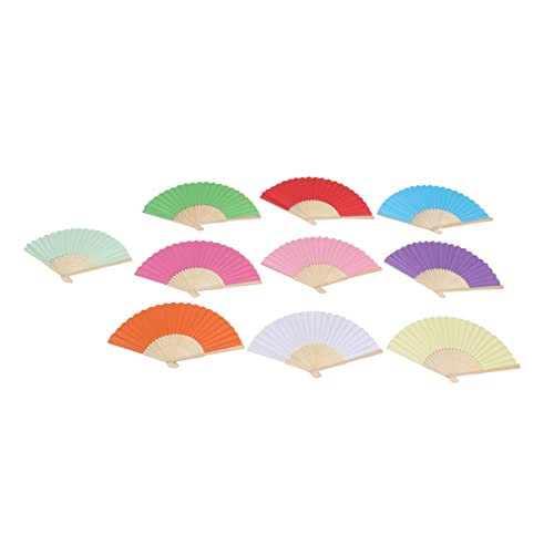 COLLBATH 10 Stück DIY Faltfächer aus Papier Bunte Farbvariationen für Hochzeiten Partys und Kreative Malprojekte als Deko Element und Handfächer für COLLBATH 10 Stück DIY Faltfächer aus Papier Bunte Farbvariationen für Hochzeiten Partys und Kreative Malprojekte als Deko Element und Handfächer für von COLLBATH