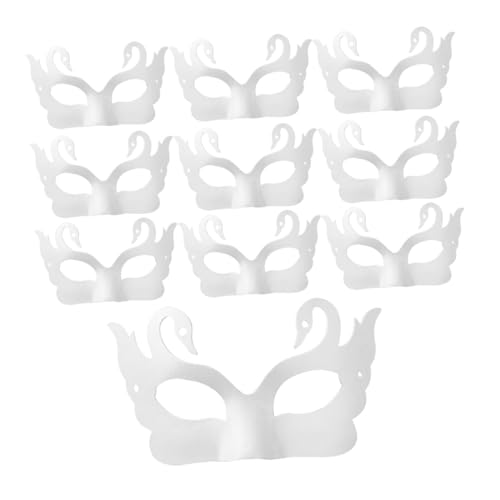 COLLBATH 10 Stück Maskenmaske Party Cosplay Masken DIY Schwanenmaske Vielseitig Bemalbar Blanko Maske DIY Schwanenmaske Für Halloween Kawaii Maske COLLBATH 10 Stück Maskenmaske Party Cosplay Masken DIY Schwanenmaske Vielseitig Bemalbar Blanko Maske DIY Schwanenmaske Für Halloween Kawaii Maske von COLLBATH