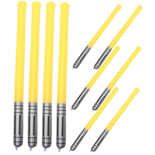 COLLBATH 10 Stück Teiliges Aufblasbare Lichtschwerter PVC Gelb Partygeschenke für Piraten und Cosplay Spiele für Halloween Pool und Geburtstagsfeiern COLLBATH 10 Stück Teiliges Aufblasbare Lichtschwerter PVC Gelb Partygeschenke für Piraten und Cosplay Spiele für Halloween Pool und Geburtstagsfeiern von COLLBATH