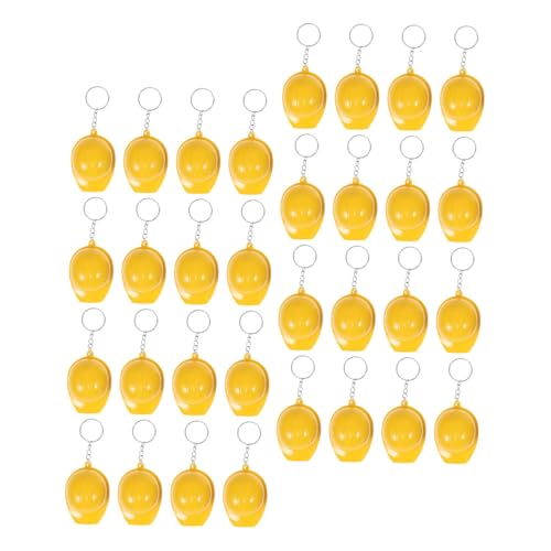 COLLBATH 100 Stück Mini Bauhelm Schlüsselanhänger Gelb Robust Langlebig Lustig als Partygeschenk für Erwachsene als Rucksackanhänger und Geburtstagsdeko COLLBATH 100 Stück Mini Bauhelm Schlüsselanhänger Gelb Robust Langlebig Lustig als Partygeschenk für Erwachsene als Rucksackanhänger und Geburtstagsdeko von COLLBATH