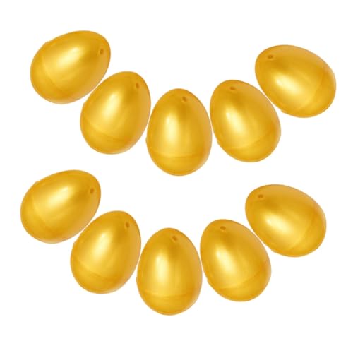 COLLBATH 10st Öffne Das Golden Egg Gacha Kit Endkappen Weiße Eier Endkappen Stecken Pool-Queue Billardtisch-Queue Runde Endkappen Goldene Eier Britischer Billardqueue Plastik von COLLBATH