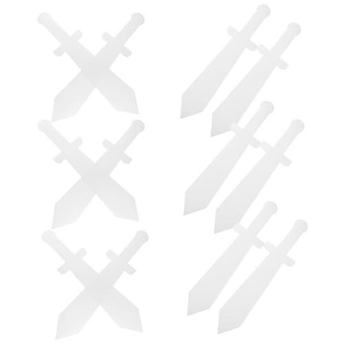 COLLBATH 12 Stück Graffiti Piratenparty Rollenspiel Zubehör Piratenschwert Halloween Cosplay Requisiten Anziehschwerter Für Mittelalterliches Ritterspielzeug von COLLBATH