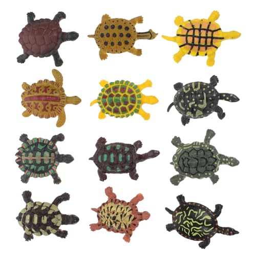 COLLBATH 12 Stück Simulierte Schildkröte Desktop-schildkrötenmodell Simulation Von Meeresorganismen Simulationsschildkröte Aquarienschildkrötenmodell Schildkrötenschmuck Plastik COLLBATH 12 Stück Simulierte Schildkröte Desktop-schildkrötenmodell Simulation Von Meeresorganismen Simulationsschildkröte Aquarienschildkrötenmodell Schildkrötenschmuck Plastik von COLLBATH