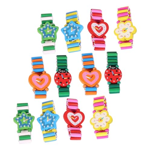 COLLBATH Holzuhr Für Kinder Cartoon Design Spielzeuguhr Aus Holz Tragbare Armbanduhr Für Jungen Und Mädchen COLLBATH Holzuhr Für Kinder Cartoon Design Spielzeuguhr Aus Holz Tragbare Armbanduhr Für Jungen Und Mädchen von COLLBATH