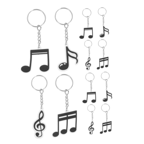 COLLBATH -schlüsselanhänger Mit Musiknoten-schlüsselanhänger-set 12 Gastgeschenke Für Kinder Zum Thema Musik von COLLBATH