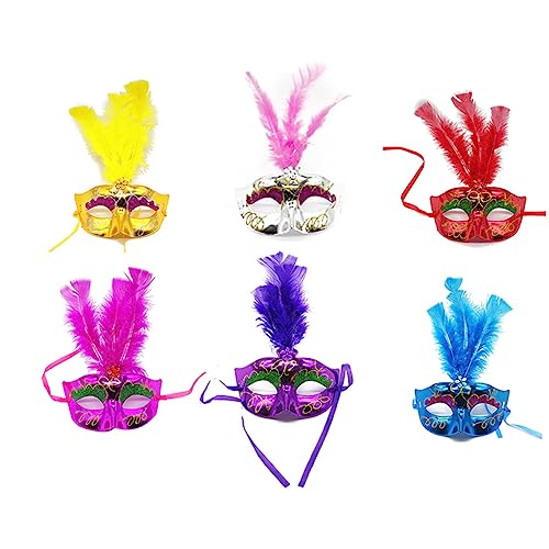 COLLBATH 12st Gesichtsmaske Für Kinder Maskerade-maske Party-gesichtsmaske Karnevalsmaske Für Kinder Maskenballmasken Für Kinder Prinzessin Requisiten von COLLBATH