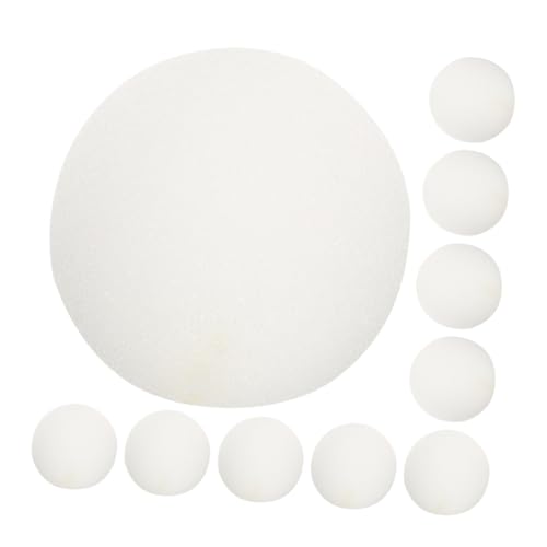 COLLBATH 15 Stück Schwamm Clown-nasen Zirkus-nasen Cosplay Zubehör Unfertige Nasen Für Halloween Party Weiß Kostüm Accessoire von COLLBATH