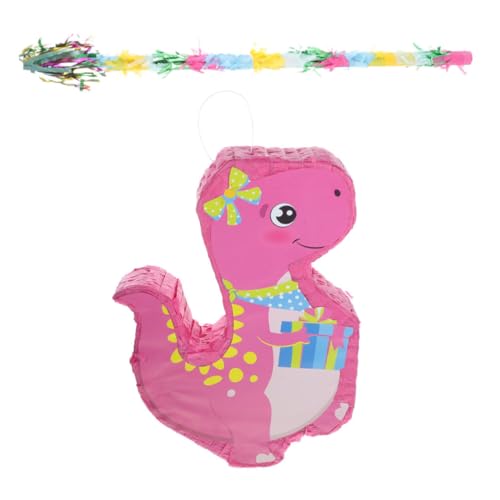COLLBATH Dinosaurier-piñata Für Partys Mit Quastenstab Party-dekoration Spielzeug Geburtstagsparty-zubehör von COLLBATH