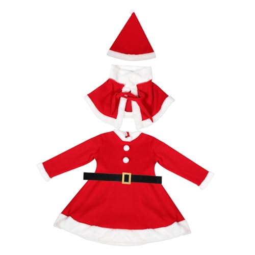 COLLBATH 1Satz Weihnachtsmann Kostüm Langärmeliges Mit Schal Gürtel Mütze Für Weihnachtsfeiern Festliche Anlässe Winterevents COLLBATH 1Satz Weihnachtsmann Kostüm Langärmeliges Mit Schal Gürtel Mütze Für Weihnachtsfeiern Festliche Anlässe Winterevents von COLLBATH