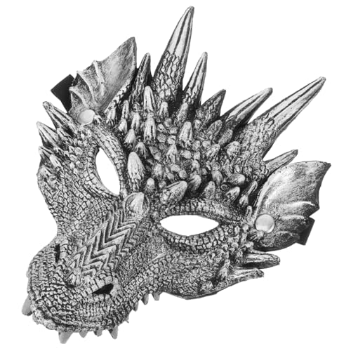 COLLBATH 1Stk tierische Drachenmaske gesicht abdeckung Schatz box füllstoffe Halloween party favors Cosplay tierischer Drache schmücken Requisiten 3d Pu von COLLBATH