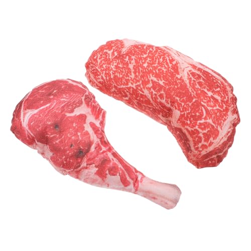 COLLBATH 2 Sätze Künstliches Steak Modell Teiliges Realistisches Fake Beef für Deko und Fotografie Langlebig und Pflegeleicht für Kreative Präsentationen und Requisiten COLLBATH 2 Sätze Künstliches Steak Modell Teiliges Realistisches Fake Beef für Deko und Fotografie Langlebig und Pflegeleicht für Kreative Präsentationen und Requisiten von COLLBATH