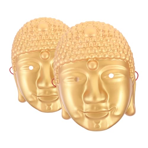 COLLBATH Buddha-kostüm-maske Maskerade Japanische Maske Buddhistische Karneval Buddha Cosplay Buddhistische Verkleidung von COLLBATH
