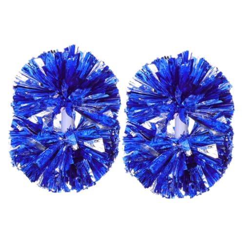 COLLBATH 2 Stück Cheerleading Blumenball Pom Poms Cheerleading Gymnastik Cheer Pom Poms Cheerleader Pom Poms Cheering Squad Zubehör Handheld Pom Poms Cheer Pom Poms Cheer Ausrüstung von COLLBATH