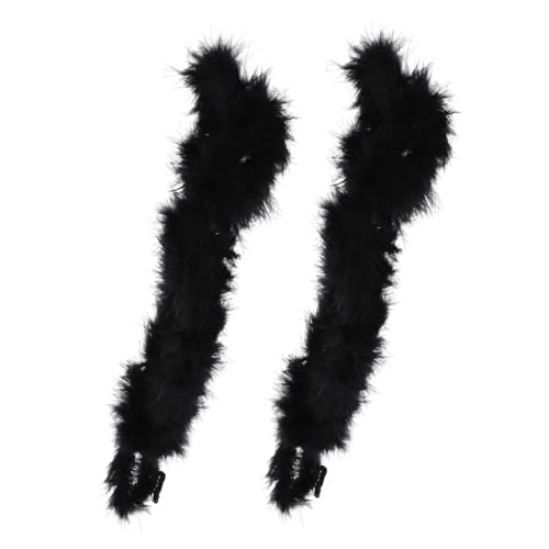 COLLBATH 2 Stück Cosplay Federboa hoch Federboa für Festliche Boas für Party Festliche Federboa Truthahnfederboa Plume Boa für Kostüme Federbesatz Pflaumenboas Truthahnfedern Black COLLBATH 2 Stück Cosplay Federboa hoch Federboa für Festliche Boas für Party Festliche Federboa Truthahnfederboa Plume Boa für Kostüme Federbesatz Pflaumenboas Truthahnfedern Black von COLLBATH