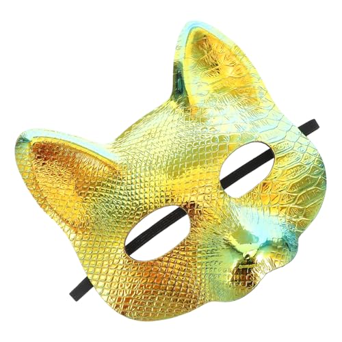COLLBATH 2 Stück Halloween Fuchs Halbgesichtsmaske aus Kunststoff Leichte und Atmungsaktive Tier-masquerade für Karneval Cosplay Party Unisex Kostümzubehör von COLLBATH