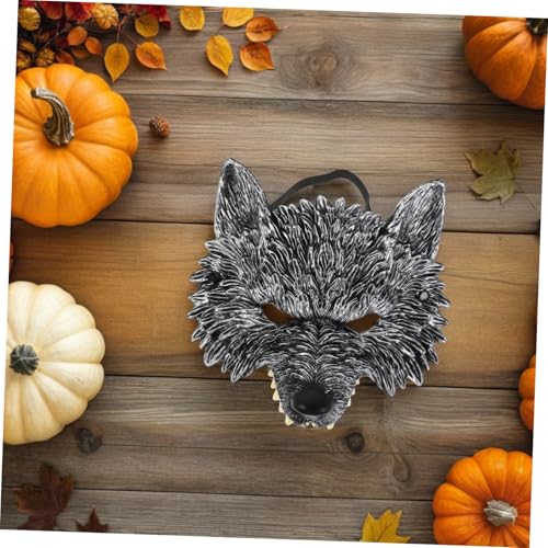 COLLBATH 2 Stück Halloween Wolf Halbgesichtsmaske Realistische Werewolf Cosplay Maske aus Leichtem Material Bequemer Sitz für Karneval Party und Kostümveranstaltungen COLLBATH 2 Stück Halloween Wolf Halbgesichtsmaske Realistische Werewolf Cosplay Maske aus Leichtem Material Bequemer Sitz für Karneval Party und Kostümveranstaltungen von COLLBATH