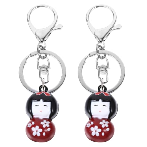 COLLBATH 2 Stück Süßes Taschen Ornament Vielseitiger Anhänger für Handtasche Geldbörse oder Autoschlüssel Perfektes zur Feier der Japanischen Kultur von COLLBATH