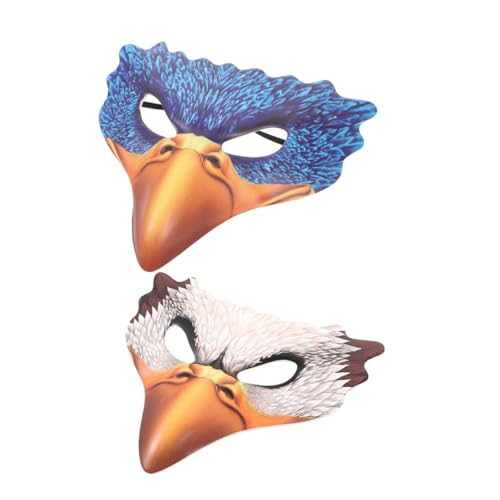 COLLBATH 2 Stück Teiliges Vogel Tiermasken mit Langem Schnabel PU Schaum Atmungsaktive Farbechte Halloween Tiermasken für Karneval Maskenball Cosplay und Party COLLBATH 2 Stück Teiliges Vogel Tiermasken mit Langem Schnabel PU Schaum Atmungsaktive Farbechte Halloween Tiermasken für Karneval Maskenball Cosplay und Party von COLLBATH