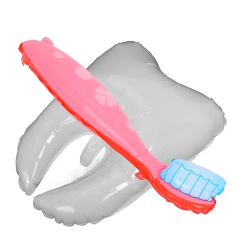 COLLBATH 2 Stück Zahnballons Weiß für Shower mit Zahn Dekoration für Erste Zahnfeier Langlebige Aluminiumfolie für Verschiedene Anlässe von COLLBATH