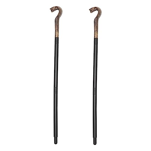 COLLBATH 2 Stücke Kostüm Walking Cane Halloween Szepter Prop Festival Kostüm Zubehör COLLBATH 2 Stücke Kostüm Walking Cane Halloween Szepter Prop Festival Kostüm Zubehör von COLLBATH
