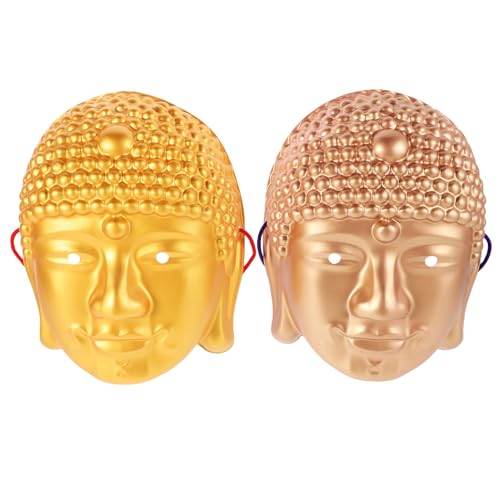 COLLBATH Einzigartige Buddha-maske 2-tlg. Komplette Halloween-kostüme Für Partys Und Festivals COLLBATH Einzigartige Buddha-maske 2-tlg. Komplette Halloween-kostüme Für Partys Und Festivals von COLLBATH