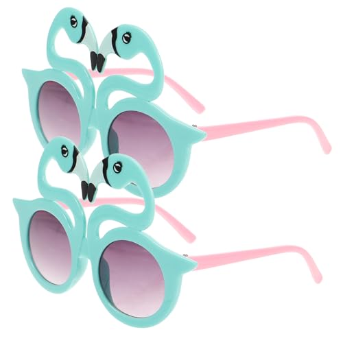 COLLBATH 2St Modebrillen Flamingo-Brille Vintage-Brille rahmenlose Brille schnapsgläser Flamingo-Partybrille lustige Brille Strand Partybedarf Lieferungen Requisiten Bankett Sonnenbrille von COLLBATH