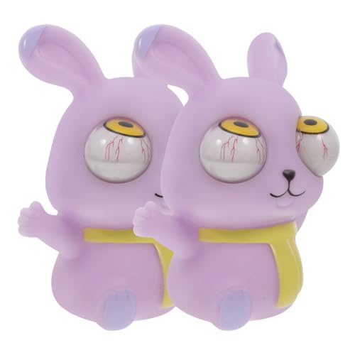 COLLBATH 2st Starrendes Kaninchen Puppe Brotmaschine Brötchen Kabelbinder Zum Verschließen Von Lebensmitteln Großes Augenspielzeug Cartoon-kaninchen Bausatz Tragbares Hase Violet COLLBATH 2st Starrendes Kaninchen Puppe Brotmaschine Brötchen Kabelbinder Zum Verschließen Von Lebensmitteln Großes Augenspielzeug Cartoon-kaninchen Bausatz Tragbares Hase Violet von COLLBATH