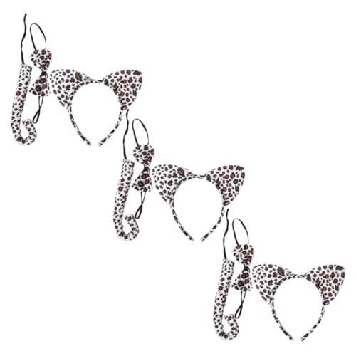 COLLBATH 3 Sätze Teiliges Katzenkostüm Set mit Katzenohren Stirnband Fliege und Tier Cosplay Accessoires für Mädchen und Jungen Einheitsgröße Geeignet für Karneval Fasching Halloween und COLLBATH 3 Sätze Teiliges Katzenkostüm Set mit Katzenohren Stirnband Fliege und Tier Cosplay Accessoires für Mädchen und Jungen Einheitsgröße Geeignet für Karneval Fasching Halloween und von COLLBATH