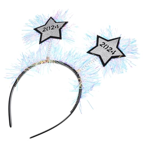 COLLBATH 3 Stck. Teiliges Glitzer-haarband Year mit Stern-dekor Festliches Damen-stirnband für Silvesterparty Karneval und Foto-requisiten Modisch und Auffällig Perfektes Party-accessoire von COLLBATH