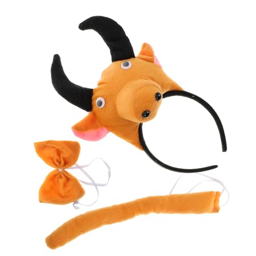 COLLBATH 3 Stück Teiliges Tierkopfband Set für Tierkostüm Cosplay mit Schleife für Festliche Anlässe Kreative Fotos Weichem für Angenehmen Tragekomfort COLLBATH 3 Stück Teiliges Tierkopfband Set für Tierkostüm Cosplay mit Schleife für Festliche Anlässe Kreative Fotos Weichem für Angenehmen Tragekomfort von COLLBATH