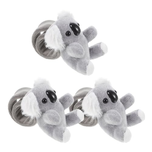 COLLBATH 3 Stücke Slap-Armband für Geburtstagsgeschenk Geschenkideen für Plüsch Stofftier Mädchen Geburtstagsfeier Partyzubehör-Korb PP Baumwolle Light Grey von COLLBATH