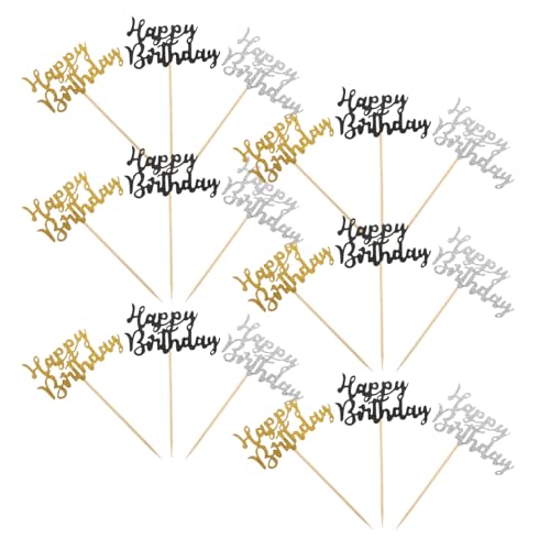 COLLBATH 36 Stück Glitzernde Kuchenstecker für Geburtstagsfeiern Dekoration für Muffins und Torten Sicher und Einfach zu Verwenden COLLBATH 36 Stück Glitzernde Kuchenstecker für Geburtstagsfeiern Dekoration für Muffins und Torten Sicher und Einfach zu Verwenden von COLLBATH