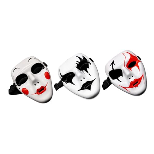 COLLBATH Plastik- -Set Halloween-Kostüme Masken für Erwachsene gruselige Designs von COLLBATH