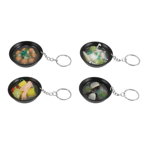 COLLBATH 4 Stück Authentische Miso Suppe Anhänger für Taschen Kreative Geschenkidee für Geburtstage Leicht und Langlebig für Sammler COLLBATH 4 Stück Authentische Miso Suppe Anhänger für Taschen Kreative Geschenkidee für Geburtstage Leicht und Langlebig für Sammler von COLLBATH