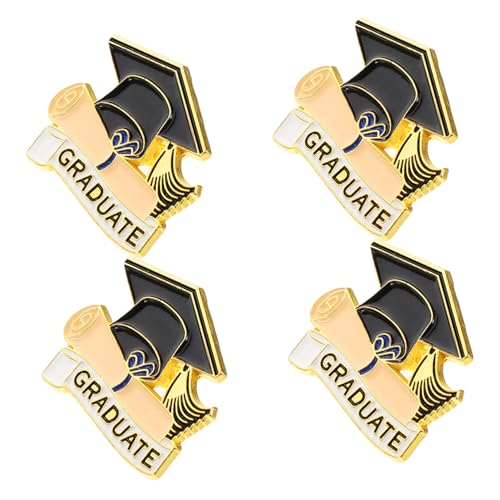 COLLBATH 4 Stück Graduierungsbrosche Abschlussdenkmal Abschlussdekoration Abschlussnadeln Abschlusskappe Schäden Abschluss Ihr Cap Lapel School Abschlusskappenstifte Black Legierung COLLBATH 4 Stück Graduierungsbrosche Abschlussdenkmal Abschlussdekoration Abschlussnadeln Abschlusskappe Schäden Abschluss Ihr Cap Lapel School Abschlusskappenstifte Black Legierung von COLLBATH
