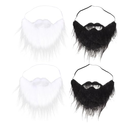 COLLBATH 4 Stück Künstlicher Bart Halloween-gesichtsbehaarung Selbstklebender Kunstbart Schwarzer Falscher Bart Schnurrbärte Selbstklebend Halloween Gefälschter Bart Behaart Flanell COLLBATH 4 Stück Künstlicher Bart Halloween-gesichtsbehaarung Selbstklebender Kunstbart Schwarzer Falscher Bart Schnurrbärte Selbstklebend Halloween Gefälschter Bart Behaart Flanell von COLLBATH