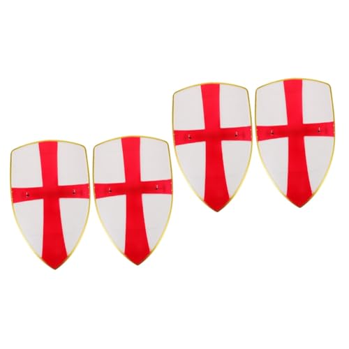 COLLBATH 4 Stück -Schildspielzeug Ritter-Cosplay-Kostüm Schilde so tun, würde Man Schild Spielen römischer Schild lustiges Schildspielzeug Schild für Kinder Plastik Weiß COLLBATH 4 Stück -Schildspielzeug Ritter-Cosplay-Kostüm Schilde so tun, würde Man Schild Spielen römischer Schild lustiges Schildspielzeug Schild für Kinder Plastik Weiß von COLLBATH