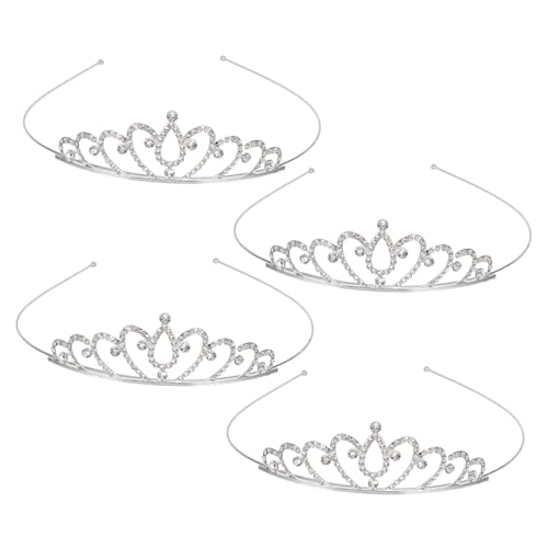 COLLBATH 4 Stück Strass Prinzessinnen Krone Kopfschmuck für Mädchen für Geburtstagsfeiern Kostümpartys und Tägliches Tragen COLLBATH 4 Stück Strass Prinzessinnen Krone Kopfschmuck für Mädchen für Geburtstagsfeiern Kostümpartys und Tägliches Tragen von COLLBATH