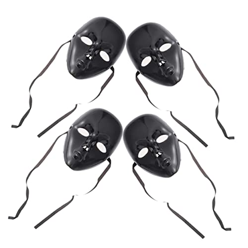 COLLBATH 4 Stück Teiliges Halloween Masken Leichte Atmungsaktive Cosplay Masken Robustem Material Dekorativ für Karneval Maskenball Verkleidungsparty und Outdoor Anlässe Schwarz COLLBATH 4 Stück Teiliges Halloween Masken Leichte Atmungsaktive Cosplay Masken Robustem Material Dekorativ für Karneval Maskenball Verkleidungsparty und Outdoor Anlässe Schwarz von COLLBATH